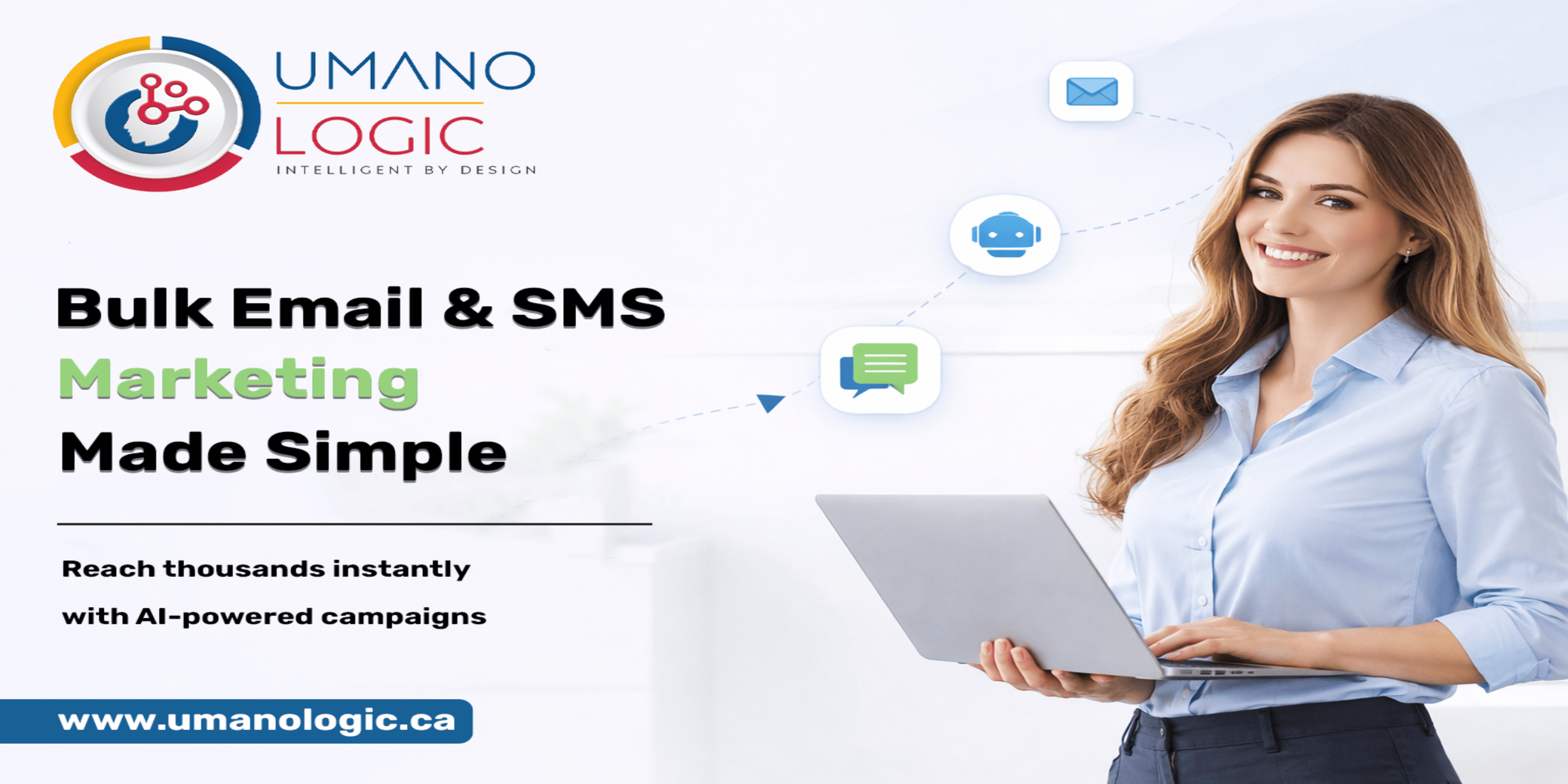 Bulk Email & SMS Marketing Made Simple with AI-Powered Automation